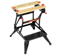 BLACK+DECKER Workmate 536 Établi à double hauteur, WM536-XJ | Établi à double hauteur réglable pour des positions de travail polyvalentes