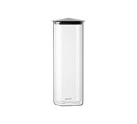 Black ENSEMBLE DE 2 BOCAUX EN VERRE CARRÉS "FRESH&STYLE" - XL