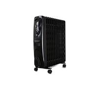 Aigostar Black Forest - Radiateur à bain d’huile, 13 éléments, 2500W. 3 puissances et thermostat. Design exclusif. G