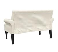 ""Black Friday"" Banc salon - JILL - Banquette/Coffre - avec dossier 120x62x75,5 cm - lin BB316