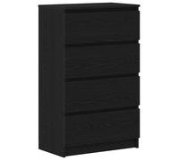 Black Friday""Buffet chêne noir 60x35x98,5 cm,Vidaxl,pour Couloir, Chambre,bureau - Bois d'ingénierie FR25_69234970