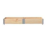 Black friday""Jardinière surélevée - Bac de Jardin/Jardinière fleurs - Grand profonde - 150x100cm bois de pin massif 6270810