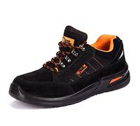 BLACK HAMMER Homme Formateurs de sécurité Légère Chaussures de Travail Embout en Acier Confortables et Durables Chaussures de Sécurité Idéales pour Le Travail et Le Quotidien S1P SRC 9952 (43 EU)