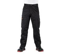 BLACK HAMMER Pantalon de Travail de sécurité pour Hommes Vêtements de Travail de Construction Vêtements de Trekking Pantalon d'entrepôt Cargo de Combat Plusieurs Poches Survival (34W / 33L Long)