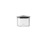 Black LOT DE 2 BOCAUX EN VERRE RECTANGULAIRES "FRESH&STYLE" - S