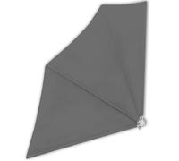 ""Black Month"" Auvent latéral pliable de balcon Gris 140x140 cm LL2609