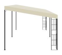 ""Black Month"" Belvédère ANTI-UV - BURKE - desgin mural - 3x6 m Crème Tissu LV492