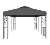 ""Black Month"" Belvédère ANTI-UV - BURKE - Tonnelle extérieure - 3x6 m Anthracite LV479