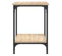 ""Black Month"" Petite Table Basse, BURKE, Table d'Appoint, chêne sonoma 40x40x55 cm - bois d'ingénierie LL2579