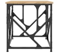 ""Black Month"" Petite Table Basse, BURKE, Table d'Appoint, chêne sonoma 45x45x47,5 cm - bois d'ingénierie LL2628