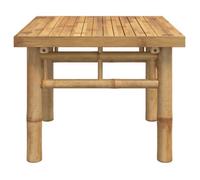 ""Black Month"" Table à café élégante - BURKE - Petit Table basse - 45x45x35 cm - bambou LL1024