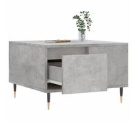 ""Black Month"" Table Basse Moderne - BURKE - Table de salon - gris béton 55x55x36,5 cm - bois d'ingénierie LL2402