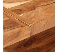""Black Month"" Table d'appoint - BURKE - Table d'entrée - 150x30x75 cm - Bois d'acacia solide FR698
