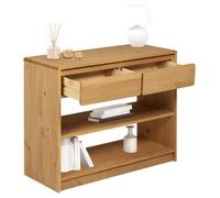 ""Black Month"" Table d'appoint - BURKE - Table d'entrée - SAUDA chêne 89,5x36,5x73 cm - Bois de pin massif - FR882