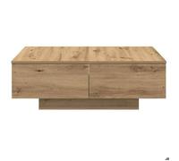 ""Black Month"" Table de Canapé, BURKE, moderne Table basse, chêne artisanal - 90x60x31 cm - bois d'ingénierie LL3419