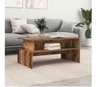 ""Black Month"" Table de Canapé, BURKE, moderne Table basse, Vieux bois 90x55x42.5 cm - Bois d'ingénierie LL3656
