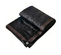 Black Shade Net,Filet Protection Solaire avec Oeillets,Résistant Aux,Perméable à l'eau,Tissu Ombrage pour Pergola Terrasse Serre Poulailler Plantes,5×6m