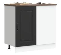 ""Black W rmoire rangement - CLARENCE - Meuble bas de cuisine « Kalmar » Bois d'ingénierie noir AA725