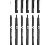 Blackliner 0,05 Mm (Encre Permanente Indélébile - Lot De 6 Feutres - Noir