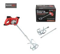 BLACKPINE - Malaxeur Mélangeur de peintures et de mortiers 2100W 0-800r/min Variateur électronique Démarrage progressif Porte-out