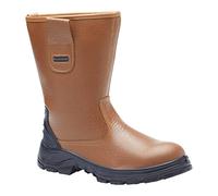 Blackrock S1-P SRC Safety Rigger Work Boots, Mens Womens Steel Toe Cap Leather, Working Boots, Safety Shoes, Protective Midsole, Gardening Boots, Work & Utility Footwear, Construction