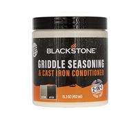 Blackstone 4146 Kit d'après-shampoing 2 en 1 en fonte pour grilles, poêles, cocotte, casseroles et poêles - Nettoyer, protéger, entretenir et entretenir - À base de plantes et végétalien, 433,7 g (lot