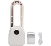 Bladeless Ventilateur avec humidificateur de brouillard ABS 6 -vitesse Refroidissement silencieux USB -Bureau Lumières colorées pour la maison Chambre Bureau