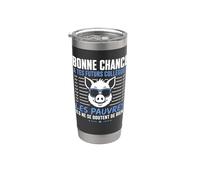 Blague Bureau Collègue Drôle Nul Bonne chance Humour Départ Gobelet isotherme en acier inoxydable double paroi
