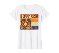 Blague d'anniversaire Amusante avec Inscription « I'm Joseph Doing Joseph Things » T-Shirt Graphique avec Valeur