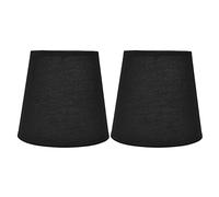Blaihild 2 Pièces E14 Abat-jour en Tissu Style Européen pour Lustre Table Lampadaire, 4,4 X 6,0 X 5,5 Pouces Transmission de Lumière élevée pour Chambre Studio (PX15)