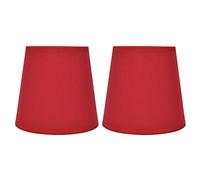 Blaihild 2 Pièces E14 Abat-jour en Tissu Style Européen pour Lustre Table Lampadaire, 4,4 X 6,0 X 5,5 Pouces Transmission de Lumière élevée pour Chambre Studio (PX16)