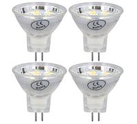 Blaihild Ampoule LED MR11 35 Mm sans Scintillement pour les Espaces Restreints - Ampoule GU4 12 V 3 W 300 Lumens 50 000 Heures pour éclairage de Chemin de Paysage, Plafonniers de Camping-car, Lampes