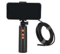 Blaihild Endoscope 1080P à Double Objectif avec écran partagé, Caméra d'inspection Endoscopique étanche IP68 avec 9 LED Réglables, Opération à Une Main, Batterie 2600 MAh 4H pour Mur de Tuyaux (Hmm)