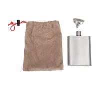 Blaihild Flacon en Titane Pur 100 Ml, Petite Bouteille de Hanche en Ti, Bouchon à Vis étanche sans Revêtement pour Liqueur, Whisky, Randonnée en Plein Air, Accessoire de Voyage