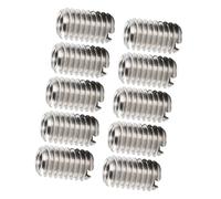 Blaihild Lot de 10 Inserts de Réparation de Filetage, M4 X 0,7 Femelle vers M6 X 1,0 Mâle, Réducteur de Filetage, en Acier Inoxydable 303 pour la Réparation de endommagé, avec