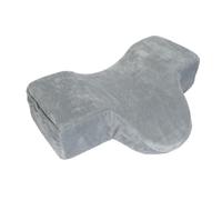 Blaihild Oreiller D'extension de Cils Oreiller pour Extensions de Cils Support de Cou Ergonomique en Mousse à Mémoire de Forme en Forme de U avec Taie D'oreiller en Flanelle Respirante et