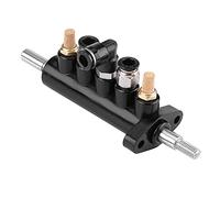 Blaihild Valve de Contrôle d'air à Pédale, Pédale Pneumatique à 3 Voies et 2 Positions pour Machine à Changer de Pneu, Corps en Acier à Port de 8 Mm avec 2 Silencieux, Montage de 38 Mm, Réduit le