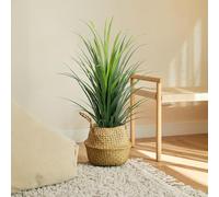 BLAINE - Plante Artificielle Yucca Grass 90 cm | Fausse Plante avec Aspect Hyperréaliste pour la Décoration de Chambre D'intérieur et de Bureau Sans Entretien