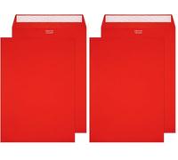 Blake Creative Colour C4 229 x 324 mm 120 g/m² Enveloppes Bande Adhésive (63406) Boîte de Pilier Rouge - Boîte de 10