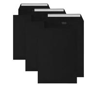 Blake Creative Colour C4 229 x 324 mm 120 g/m² Enveloppes Bande Adhésive (63414) Noir de Jais - Boîte de 10 (Lot de 3)