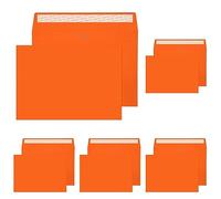Blake Creative Colour C5 162 x 229 mm 120 g/m² Enveloppes Bande Adhésive (45305) Orange Citrouille - Boîte de 25 (Lot de 5)