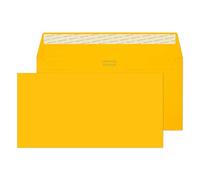 Blake Creative Colour DL+ 114 x 229 mm 120 g/m² Enveloppes Bande Adhésive (25204) Jaune d'œuf - Boîte de 25