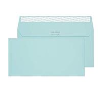 Blake Creative Colour DL+ 114 x 229 mm 120 g/m² Enveloppes Bande Adhésive (25218) Bleu Coton - Boîte de 25
