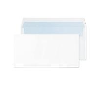 Blake DL 110 x 220 mm 90 g Portefeuille Enveloppes auto-adhésives - Blanc (Lot de 100)