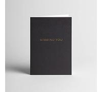 Blake Note Cards Sienna NCA2250/5 Missing You Lot de 5 cartes avec enveloppes blanches glacées Format A6 148 x 105 mm