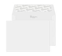 Blake Premium Business C6 114 x 162 mm 120 g/m² Enveloppes Bande Adhésive (37154) Blanc Brillant Tissé - Boîte de 25