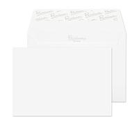Blake Premium Business C6 114 x 162 mm 120 g/m² Enveloppes Bande Adhésive (91880) Blanc Diamant Vergé - Boîte de 500