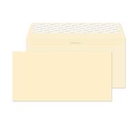 Blake Premium Business DL 110 x 220 mm 120 g/m² Enveloppes Bande Adhésive (61254) Crème Tissé - Boîte de 25