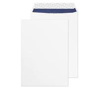 Blake Premium Pure C5 162 x 229 mm 120 g/m² Enveloppes Recyclées Pochettes Bande Adhésive (RP83454) Super Blanc Tissé - Boîte de 25