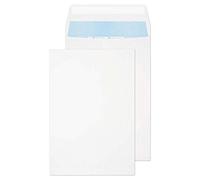 Blake Purely Environmental C4 229 x 324 x 25 mm 140 g/m² Nature First Enveloppes Pochettes à Soufflet Bande Adhésive (RN090) Blanc - Boîte de 125